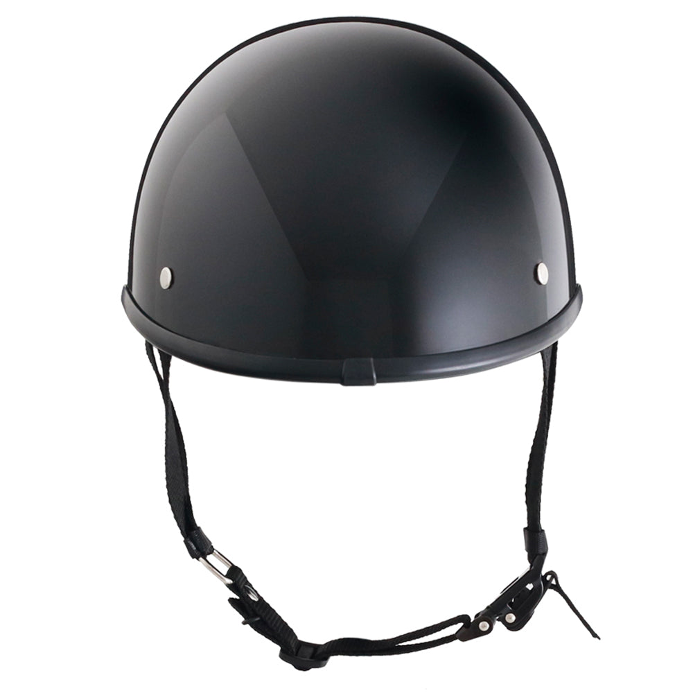 Smallest & Lightest DOT Reversible Helmet Curved Style - Gloss Black