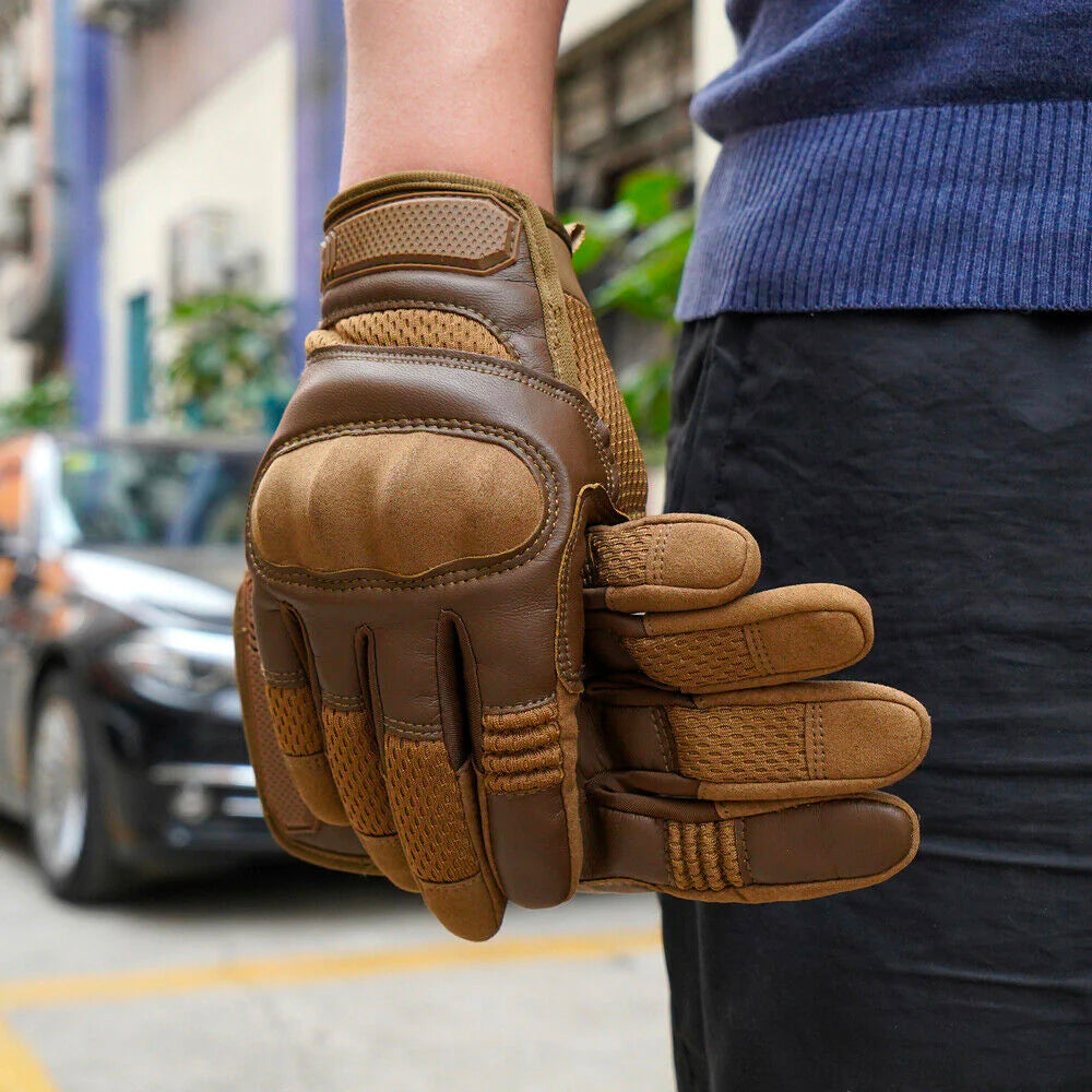 Motorcycle Leather Gloves