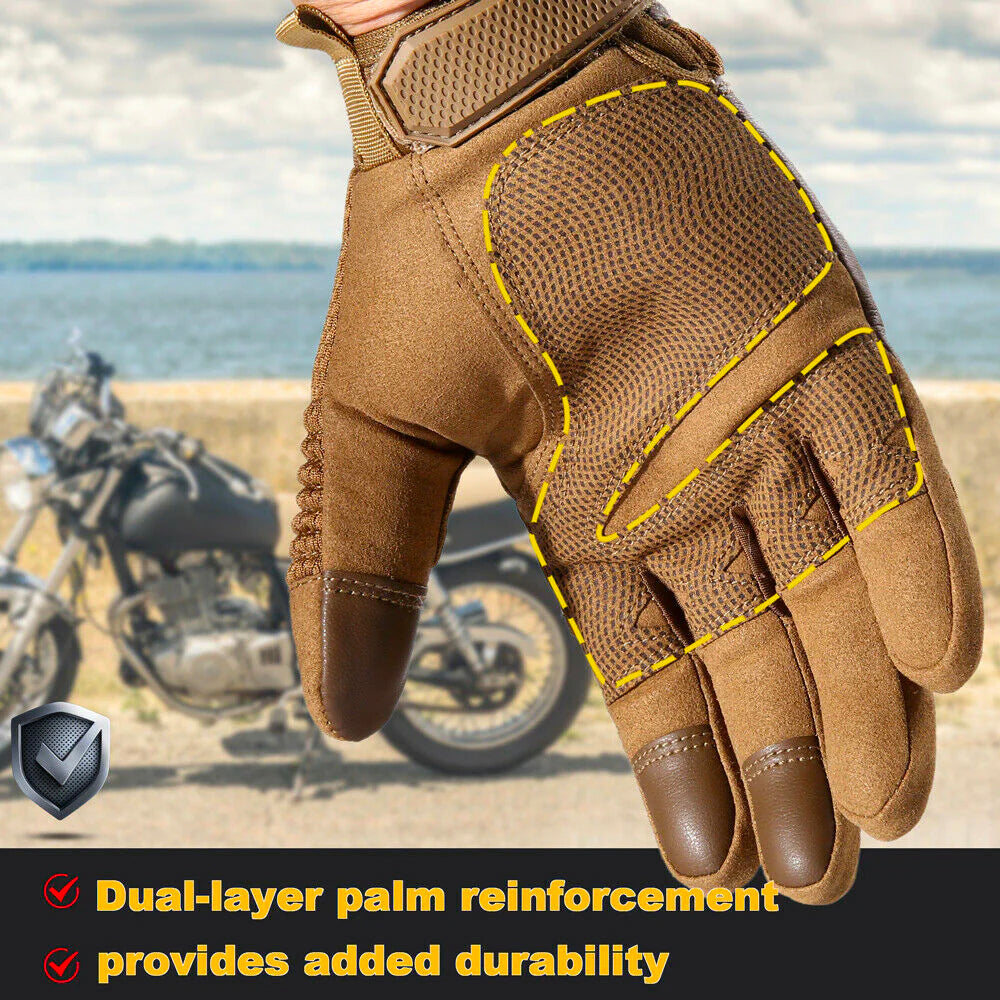 Motorcycle Leather Gloves