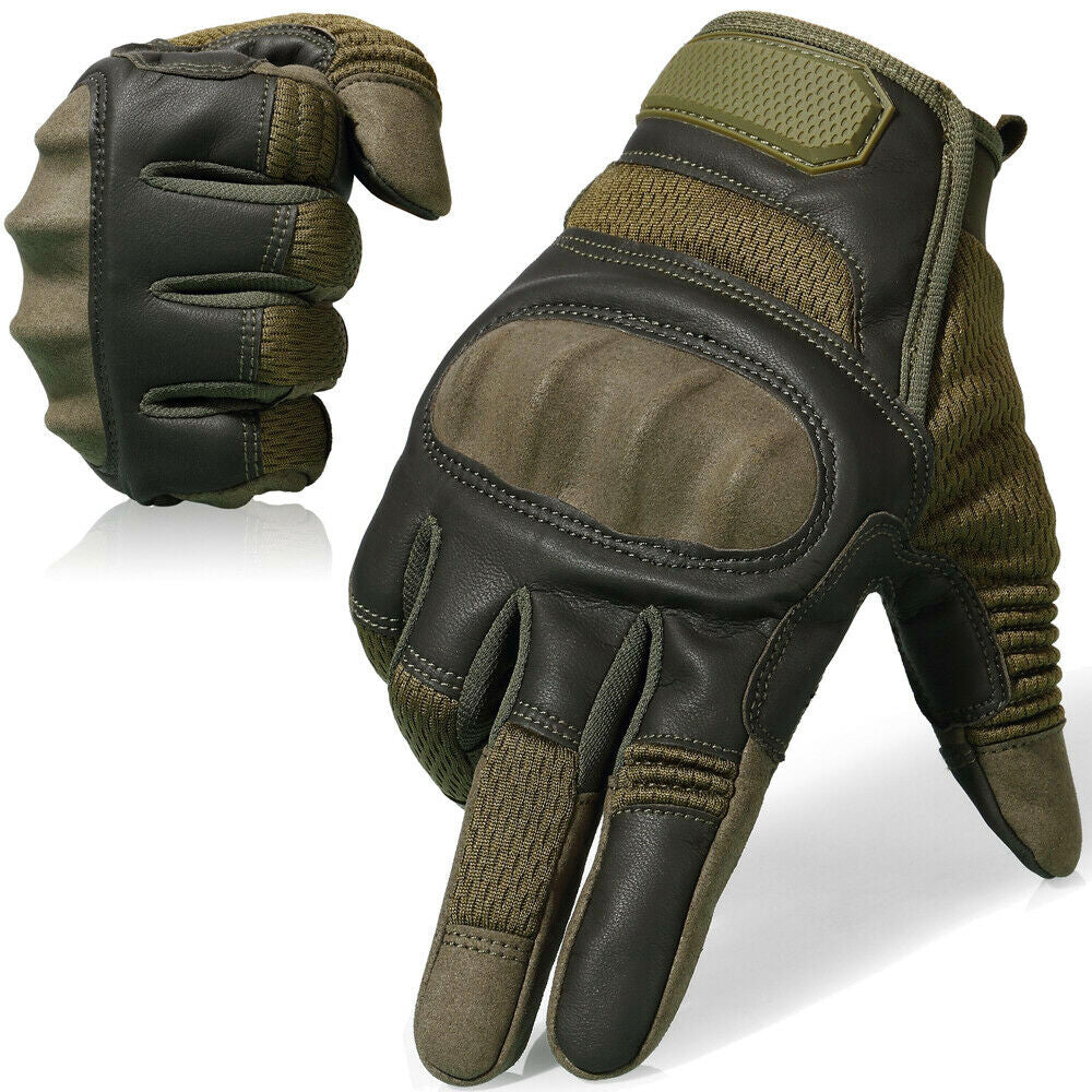 Motorcycle Leather Gloves