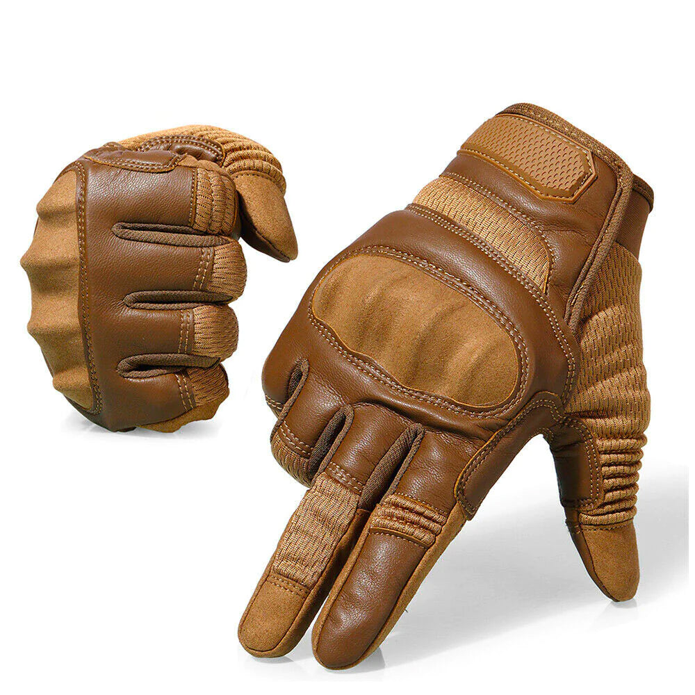 Motorcycle Leather Gloves