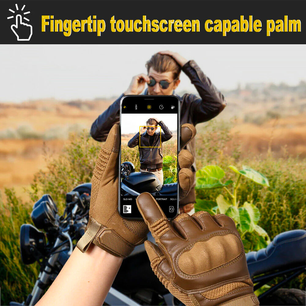 Motorcycle Leather Gloves