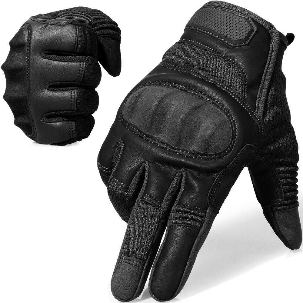 Motorcycle Leather Gloves