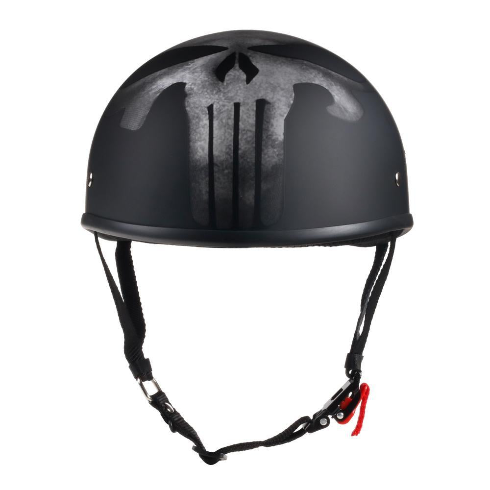 Smallest & Lightest DOT Beanie Helmet - Punisher Style