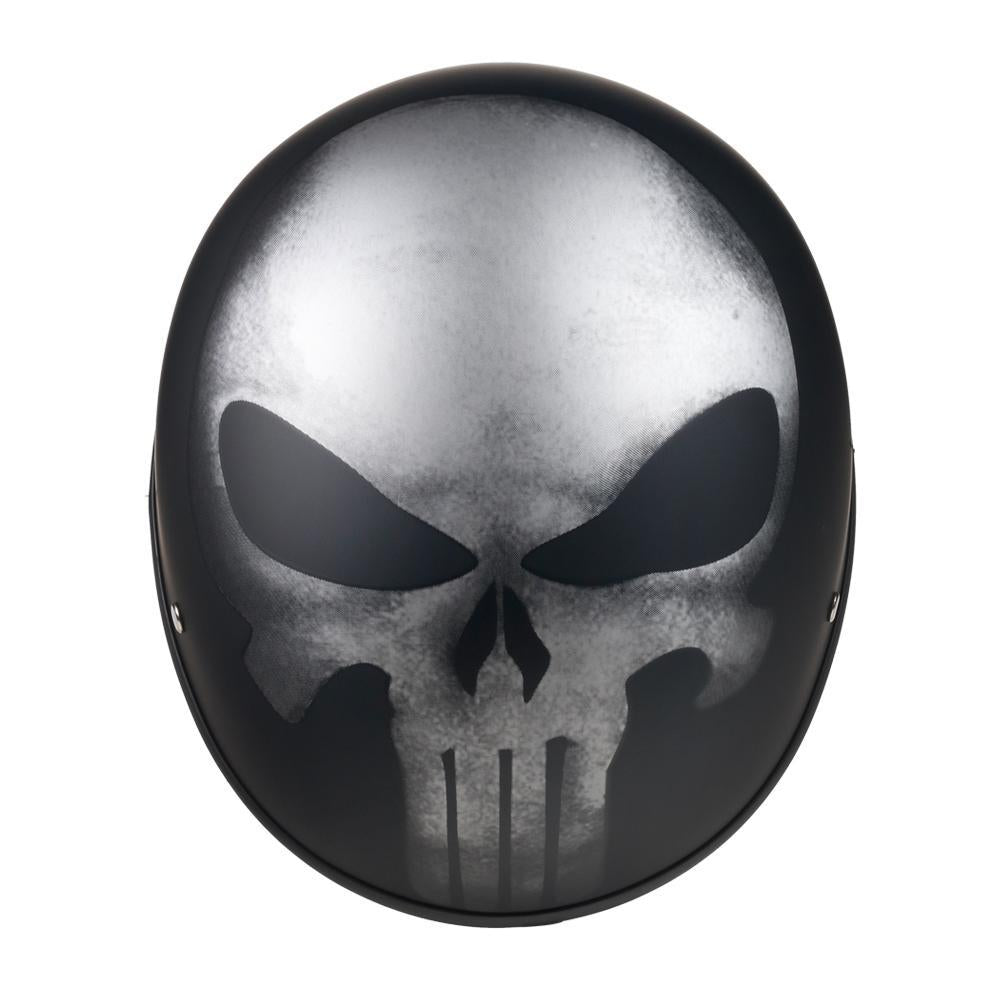 Smallest & Lightest DOT Beanie Helmet - Punisher Style