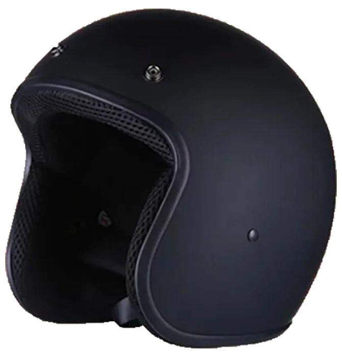 3/4 Retro Open Face DOT Motorcycle Helmet