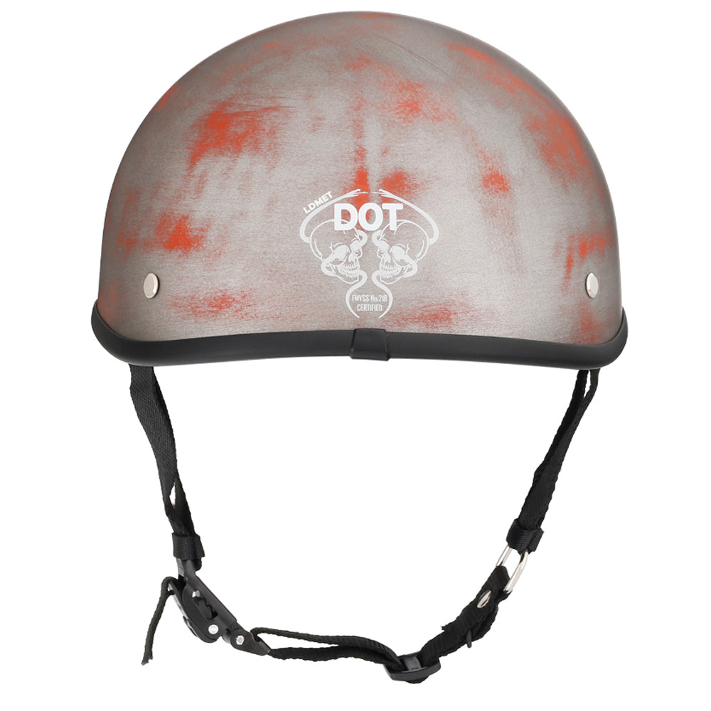 Smallest & Lightest Beanie Helmet - Rust Black