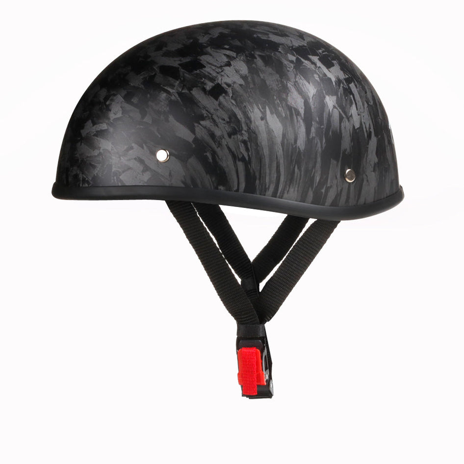 Smallest & Lightest DOT Beanie Helmet - Carbon Fiber Black