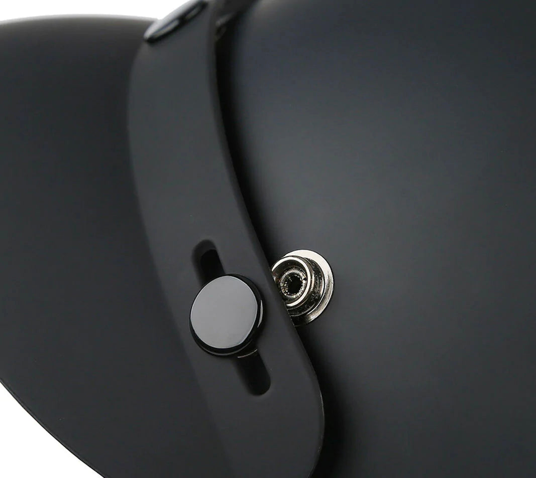 3/4 Retro Open Face DOT Motorcycle Helmet