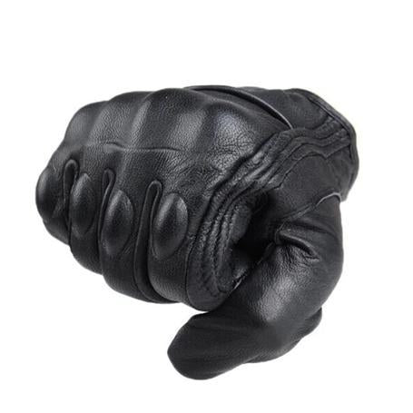 Motorcycle Leather Gloves Non Perforated