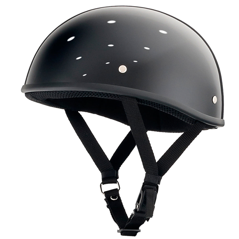 Smallest & Lightest Open Beanie Helme- Gloss Black