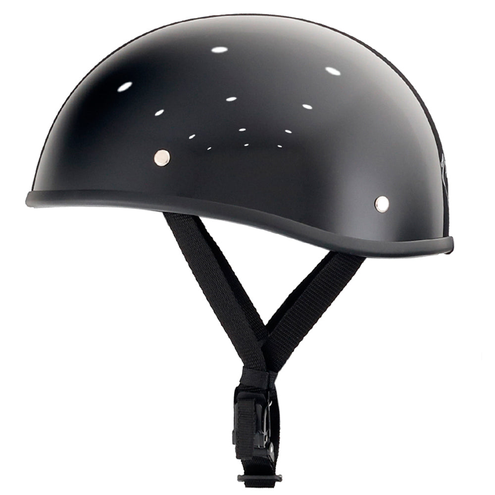 Smallest & Lightest Open Beanie Helme- Gloss Black