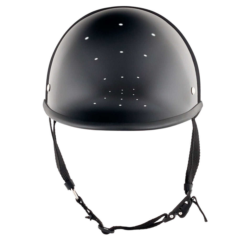 Smallest & Lightest DOT Polo Helmet- Gloss Black