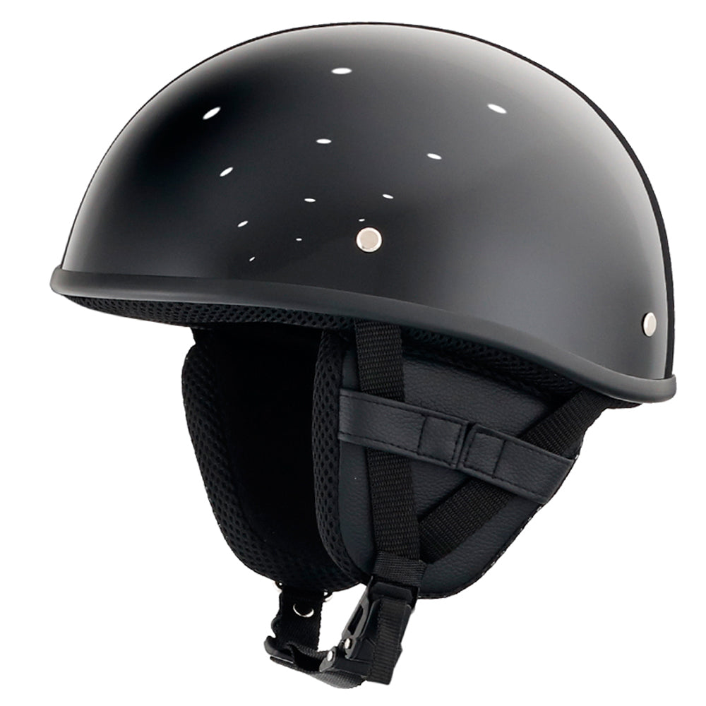 Smallest & Lightest DOT Beanie Helmet - Gloss Black