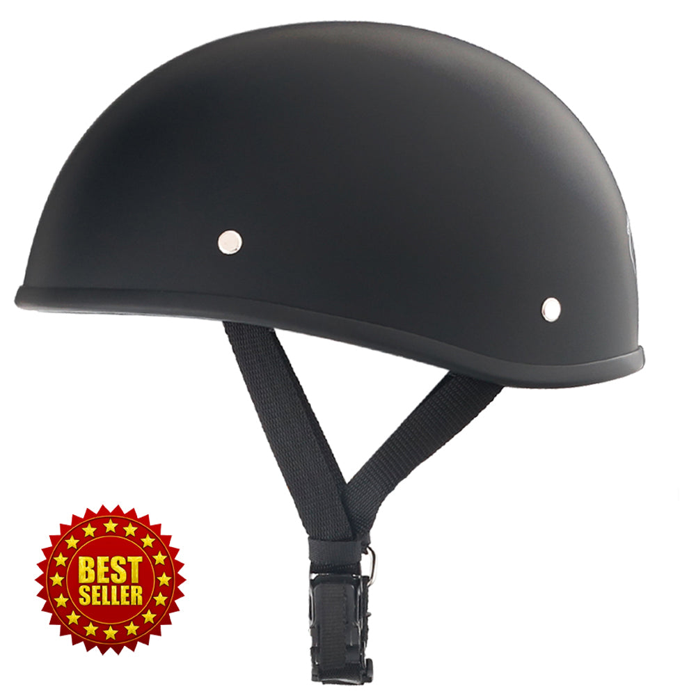 Smallest & Lightest Open Beanie Helmet - Matte Black
