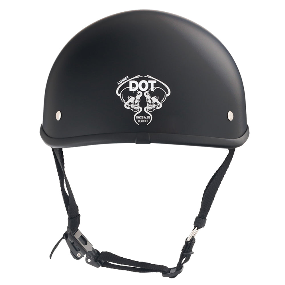 Smallest & Lightest DOT Beanie Helmet - Matte Black