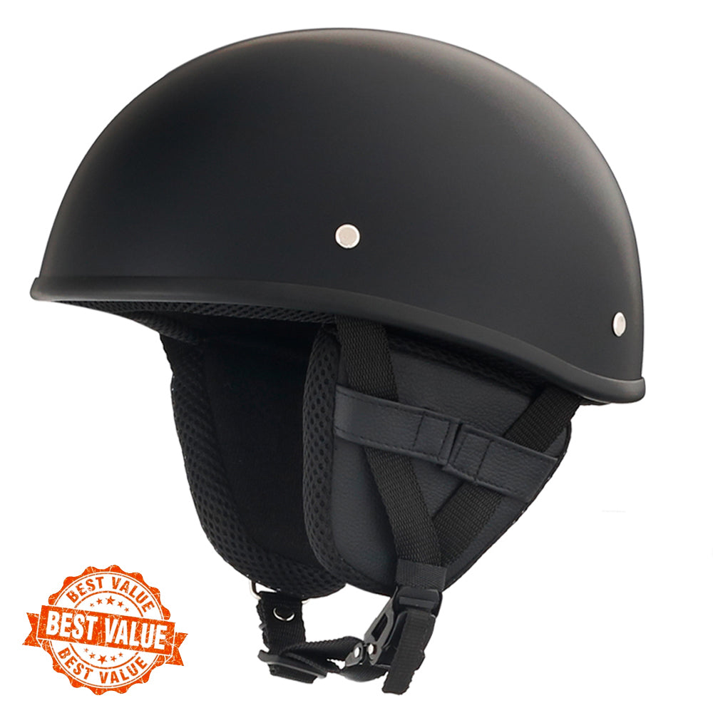 Smallest & Lightest Open Beanie Helmet - Matte Black