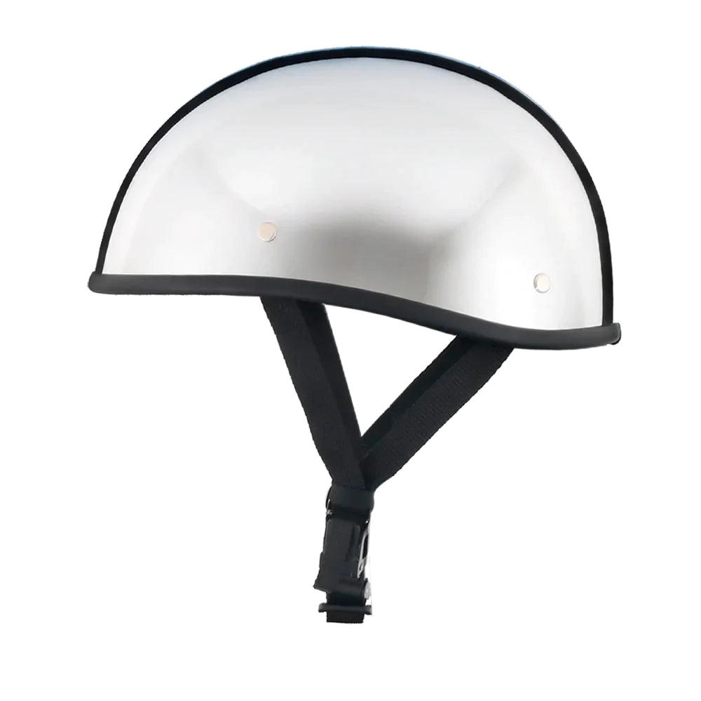 Smallest & Lightest DOT Beanie Helmet - Chrome