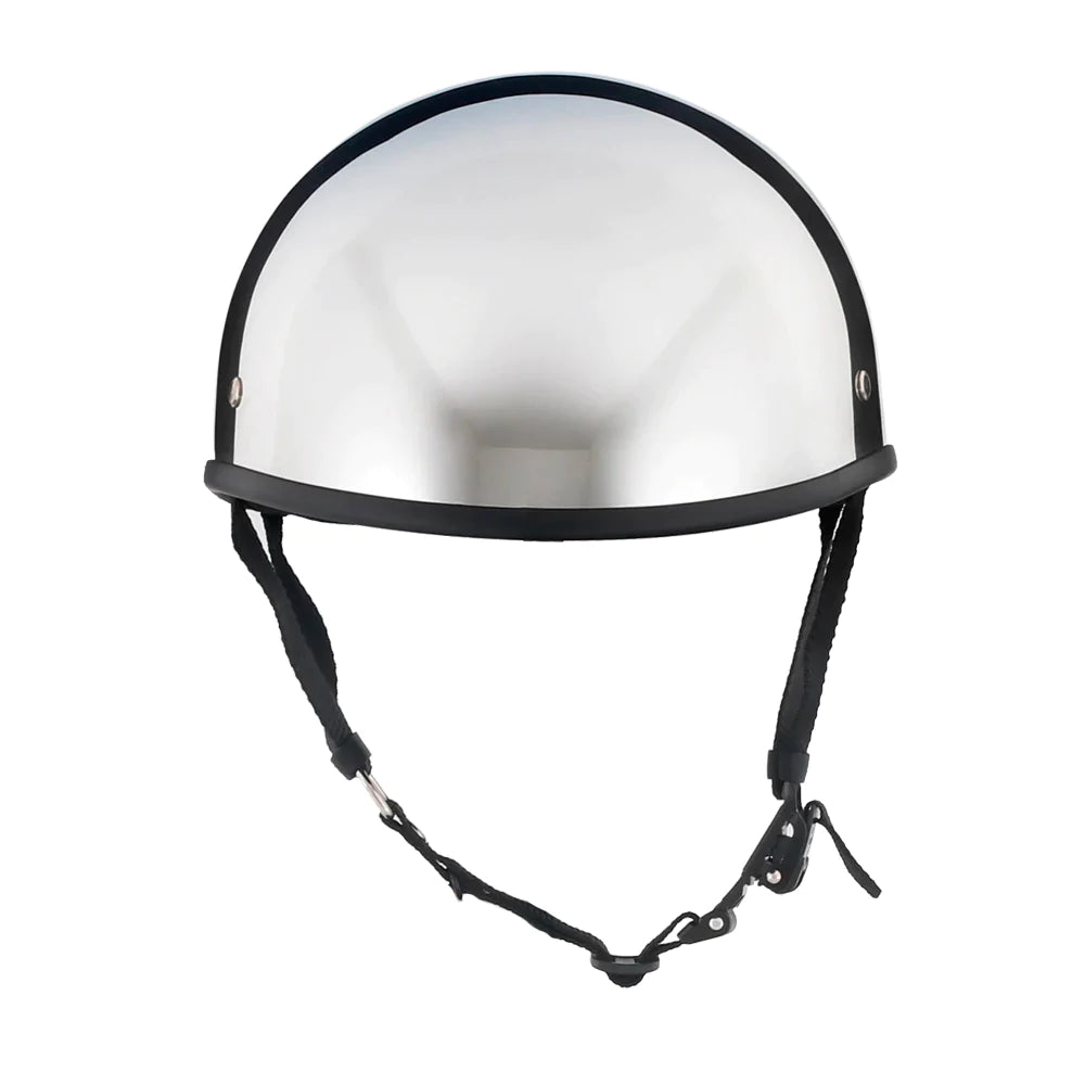 Smallest & Lightest DOT Beanie Helmet - Chrome