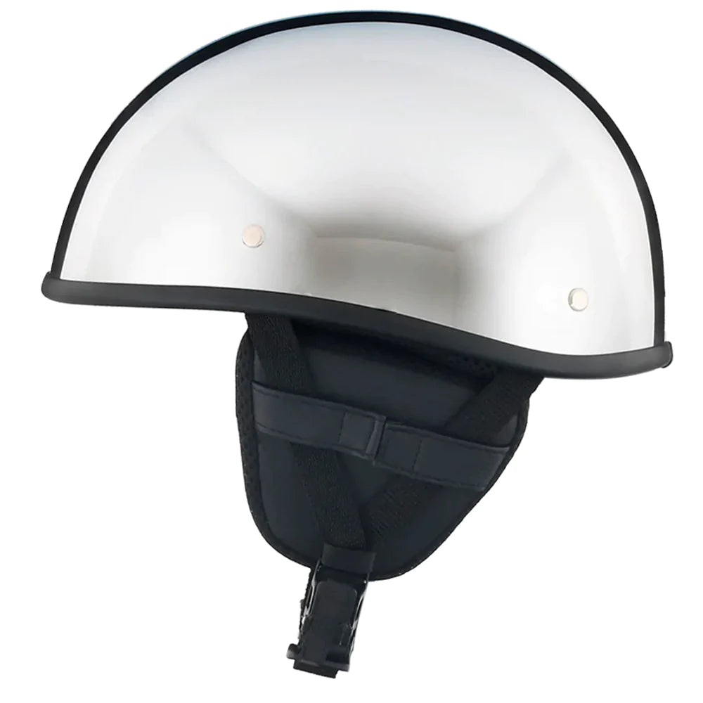 Smallest & Lightest DOT Beanie Helmet - Chrome