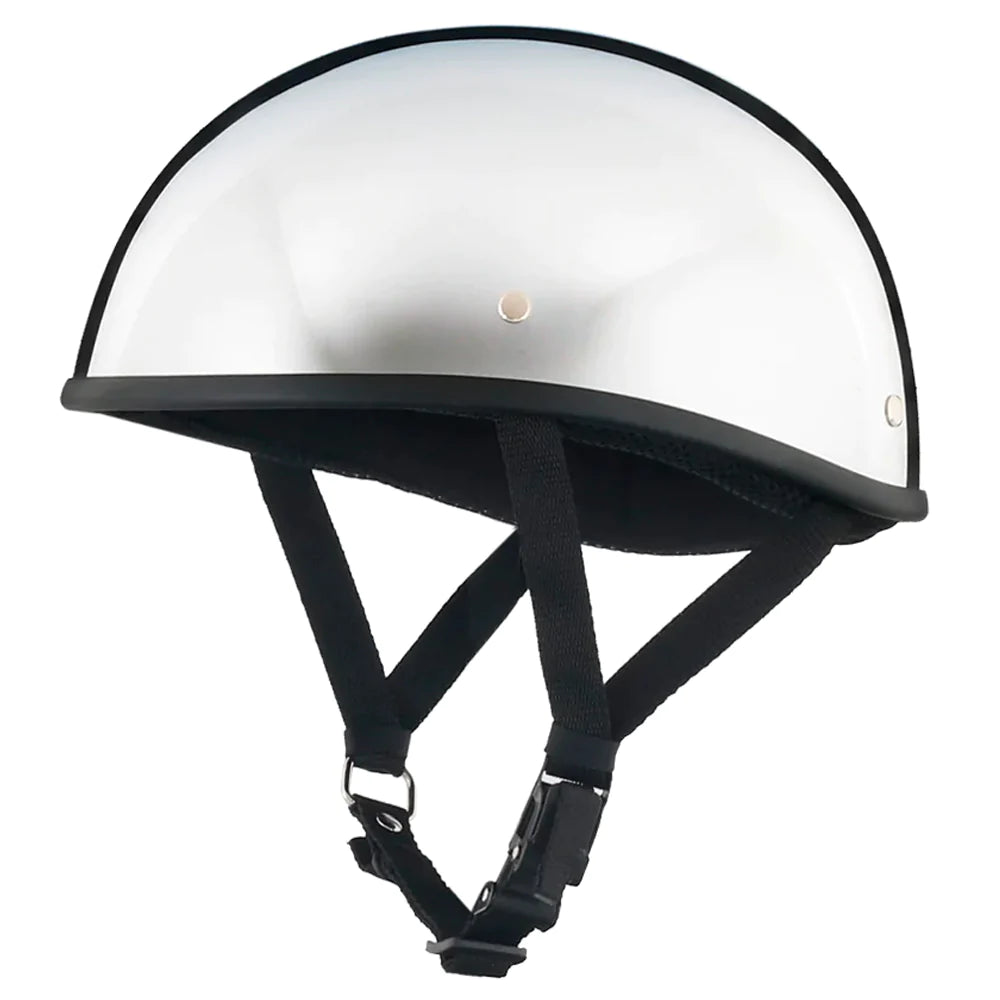 Smallest & Lightest DOT Beanie Helmet - Chrome